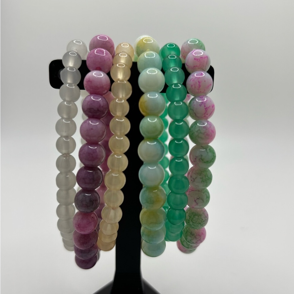 Beaded Bracelet Set Multicolor